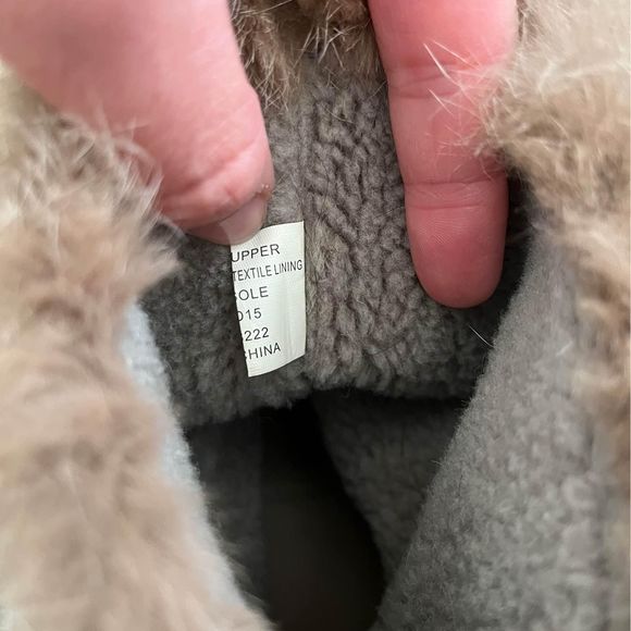 Tory Burch Anjelica Suede and Rabbit Fur Boot - Brown - size 7 - Picture 10 of 10